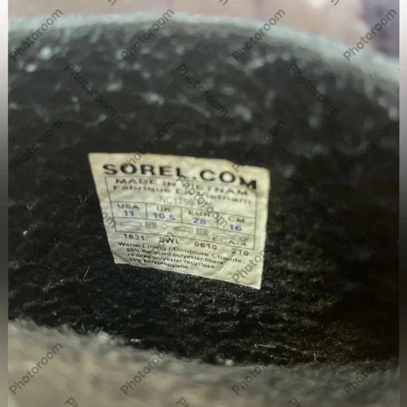 SOREL Youth Size 11 Snow Boots Waterproof Insulated Pink Purple Winter - Picture 5 of 6